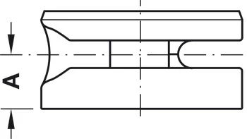 262.87.003 Häfele Matrix Összehúzóház 35 Imbuszkulcs SW6 19 mm Favastagságtól 