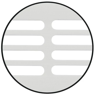 575.20.924 Häfele Szellőzőrács 500x80mm Alumínium Rovátkolt Bordákkal Ezüstszínű