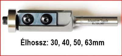 Massive Tools Cserelapkás tisztitómaró, alulcsapágyas 19mm 2538