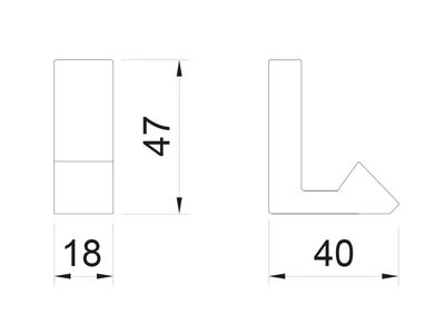 FOGAS ART 4400 18x47x32 mm NIKKEL