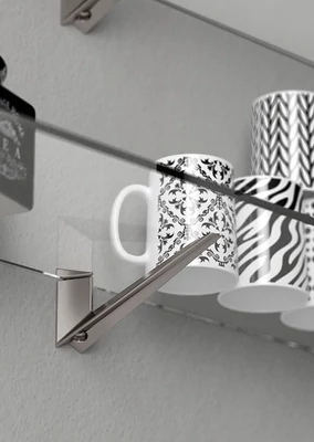 POLCTARTÓ ART RM40B ÁLLÍTHATÓ 26x63x150 mm NIKKEL