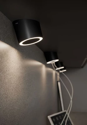 LED VILÁGÍTÁS UNIKA 4.5W 2700-4000K 24V DC D=75mm FEKETE