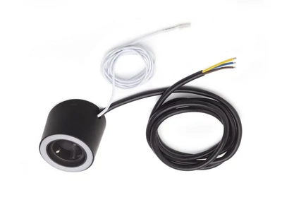 LED VILÁGÍTÁS UNIKA 4.5W 2700-4000K 24V DC D=75mm 230V-OS DUGALJJAL FEKETE