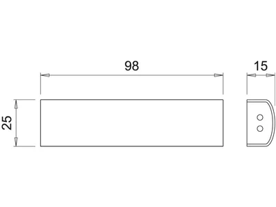 LED VILÁGÍTÁS HIDDI 3.1W 3900K 24V DC IR-ÉRZÉKELŐVEL+ÖNTAPADÓS KÁBELCSATORNÁVAL 98x25x15mm FEHÉR