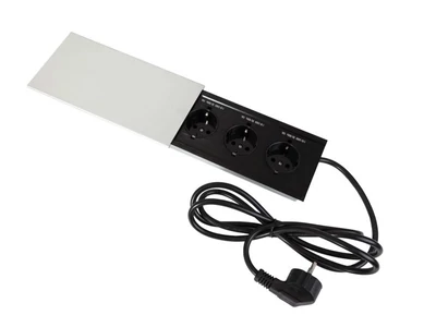 IRODABÚTOR TARTOZÉKOK KONNEKTOR ELOSZTÓ MODULBOX III - 3x230V ALUMÍNIUM