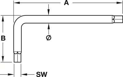 008.28.260 Imbuszkulcs SW6