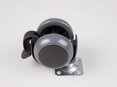 Forest BELTÉRI BÚTORGÖRGŐ 311/MF.050 FÉKEZŐS TALPAS 50mm  35kg FEKETE-SZÜRKE - 10002305240