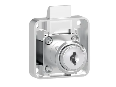 Forest CL BÚTORZÁR 629 RUGÓS FIÓKZÁR 42x42mm, NÉGYSZÖGLETES NIKKEL - 10003230900