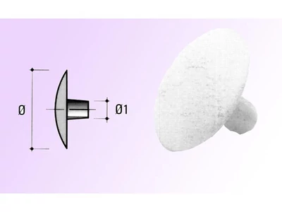 Forest ÖSSZEHÚZÓ CV01 TAKARÓSAPKA ÁTM:12mm FEHÉR - 10003302220