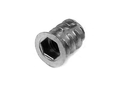 Forest ÖSSZEHÚZÓ BU01 FÉM DÜBEL M6 10x13mm NYERS CINK - 10003310110