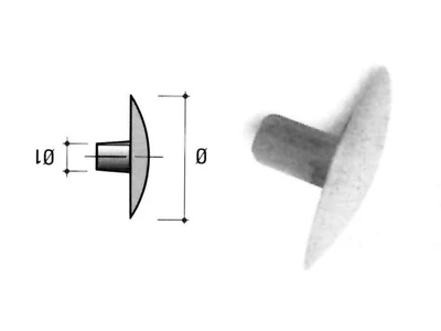 Forest ÖSSZEHÚZÓ CV02 TAKARÓSAPKA ÁTM:14mm BARNA - 10003310171