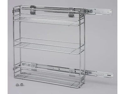Forest BELSŐ FÉMRÁCS ELT153 TELJESEN KIHÚZHATÓ, OLDALRA SZERELHETŐ POLC 105X480X465 mm KRÓM - 10006207261