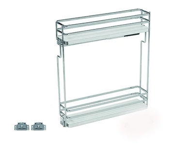 Forest BELSŐ FÉMRÁCS ELQ152SX BALOS OLDALLAPRA SZERELHETŐ 107×531×475mm KRÓM-FEHÉR - 10006210010