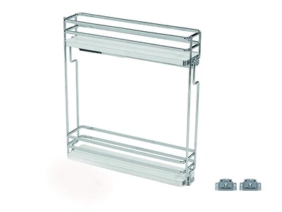 Forest BELSŐ FÉMRÁCS ELQGM202SX BALOS OLDALLAPRA SZERELHETŐ 157×531×475mm KRÓM-FEHÉR - 10006210050