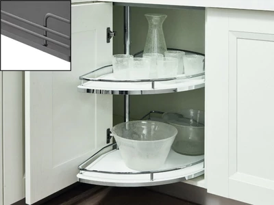 Forest BELSŐ FÉMRÁCS KCM660TF FÉLKÖR KOSÁR GARNITÚRA 668×645/720×371mm ANTRACIT - 10006211600