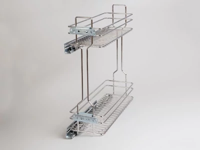 Forest BELSŐ FÉMRÁCS 2104SY/20-50 OLDALLAPRA SZERELHETŐ CSILLAPÍTOTT KIHÚZHATÓ POLC 156x535x510mm KRÓM - 10006220220