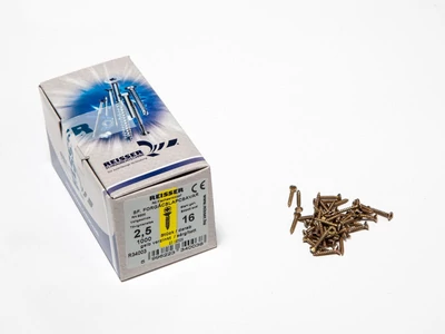 Forest FACSAVAR REISSER 2,5x16mm ACÉL, SÁRGÍTOTT, TÖVIGMENETES 1000db/doboz - 10007110010