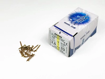 Forest FACSAVAR REISSER 3,5x33mm TORX,  ACÉL, SÁRGÍTOTT, TÖVIGMENETES 1000db/doboz - 10007113230