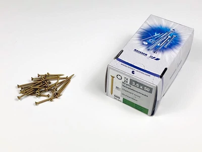 Forest FACSAVAR REISSER 3,5x50mm TORX,  ACÉL, SÁRGÍTOTT, TÖVIGMENETES 500db/doboz - 10007113250