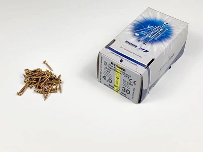 Forest FACSAVAR REISSER 4x30mm TORX,  ACÉL, SÁRGÍTOTT, TÖVIGMENETES 1000db/doboz - 10007113325