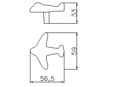 Forest BÚTORFOGANTYÚ 1882-56 ZN50 REPÜLÖ GOMB ANTIKOLT EZÜST - 10007250440