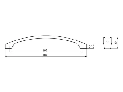 Forest BÚTORFOGANTYÚ 2374-180 ZN75 SZÁLCSISZOLT ACÉL - 10007306923