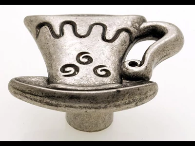 Forest BÚTORFOGANTYÚ 1058-40 CSÉSZE GOMB ANTIKOLT EZÜST - 10007418881