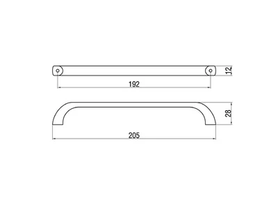 Forest BÚTORFOGANTYÚ C265/11 192 GALVANIZÁLT NIKKEL - 10007500005