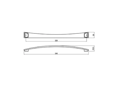 Forest BÚTORFOGANTYÚ C347A/31 320 MATT KRÓM - 10007500250