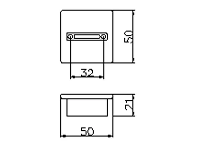 Forest BÚTORFOGANTYÚ C2041C/23 50X50 ANTIKOLT BRONZ - 10007500440