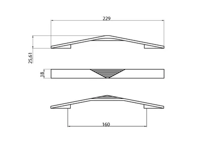 Forest BÚTORFOGANTYÚ 397B/33 160 MATT NIKKEL - 10007500855