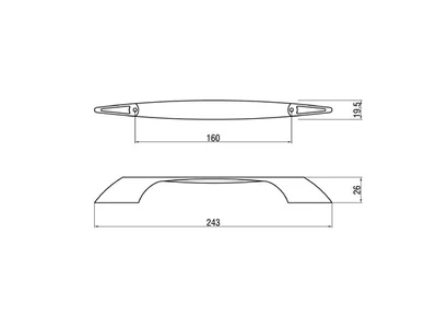 Forest BÚTORFOGANTYÚ 153-160 160 MATT KRÓM - 10007550130