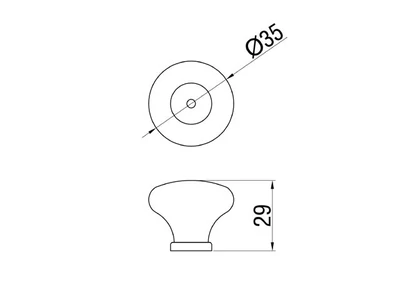 Forest BÚTORFOGANTYÚ P03.01.25.04 ÁTM.35 ANTIKOLT BRONZ-KÉK VIRÁG - 10007550272