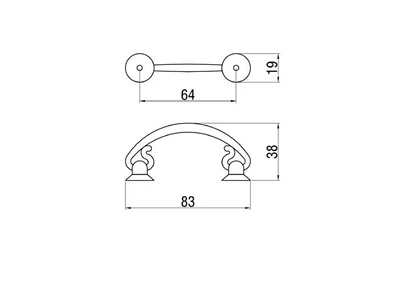Forest BÚTORFOGANTYÚ 5042/B 64 ANTIKOLT BRONZ - 10007550550