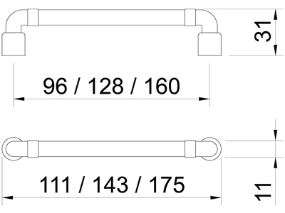 Forest BÚTORFOGANTYÚ WMN785.128.00C5 128 ANTIK RÉZ - 10007552860