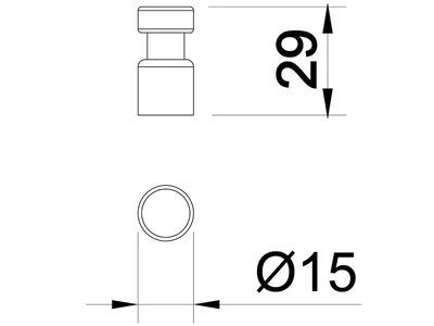 Forest BÚTORFOGANTYÚ WPO785.000.00T2 GOMB