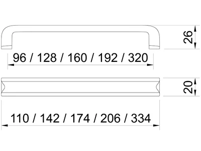 Forest BÚTORFOGANTYÚ WMN787.160.00N6 160 MATT PLATINA - 10007552930
