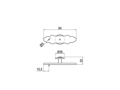 Forest BÚTORFOGANTYÚ T231-92 GOMB ANTIKOLT BRONZ - 10007606428