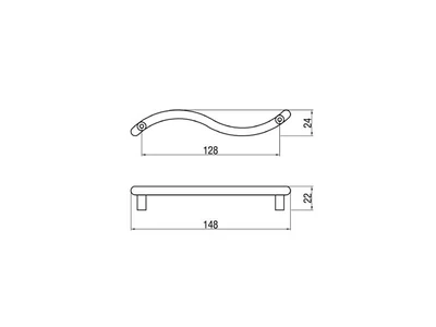 Forest BÚTORFOGANTYÚ T232-128 128 KRÓM - 10007606432