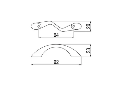 Forest BÚTORFOGANTYÚ T259-64 64 KRÓM - 10007610051
