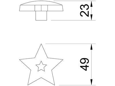 Forest BÚTORFOGANTYÚ T501 GOMB SOKSZÍNŰ - 10007611010