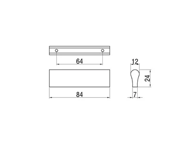 Forest BÚTORFOGANTYÚ A008-064/084 64 ALUMÍNIUM - 10007650230