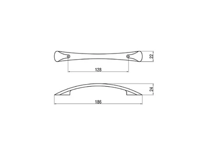 Forest BÚTORFOGANTYÚ E008-128 128 MATT KRÓM - 10007650493