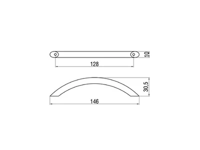 Forest BÚTORFOGANTYÚ E011-128 128 MATT KRÓM - 10007650543