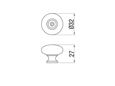 Forest BÚTORFOGANTYÚ E013-032 ÁTM:32 MM NIKKEL - 10007650561