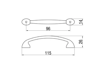 Forest BÚTORFOGANTYÚ E019-096 96 KRÓM - 10007650660