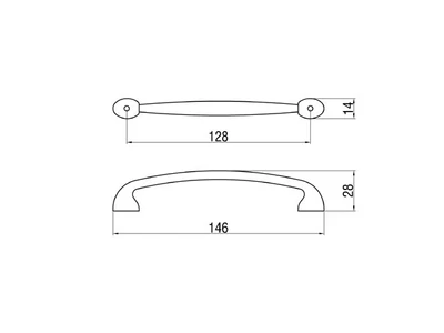 Forest BÚTORFOGANTYÚ E019-128 128 KRÓM - 10007650670