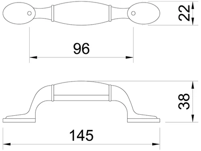 Forest BÚTORFOGANTYÚ E050-96 96 ANTIKOLT BRONZ-BÚZAKALÁSZ - 10007652032