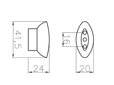 Forest BÚTORFOGANTYÚ E058-042 042 INOX - 10007652141