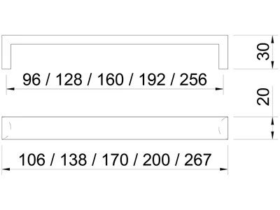 Forest BÚTORFOGANTYÚ E080-256 FEKETE - 10007652632